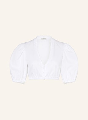 Heimatglück Tracht Dirndl Halenka Kuni bílá