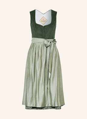 Heimatglück Tracht Dirndl Anna zelená / světle zelená