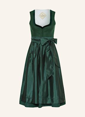 Heimatglück Tracht Dirndl Tamara tmavě zelená