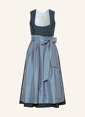 Heimatglück Tracht Dirndl Finja černošedá