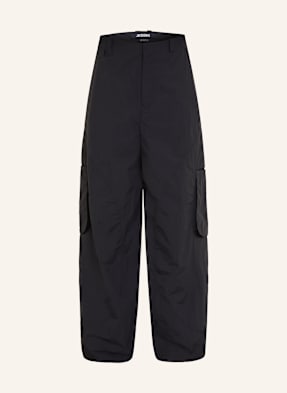 Jacquemus Cargo Kalhoty Le Cargo Molino Wide Fit černá