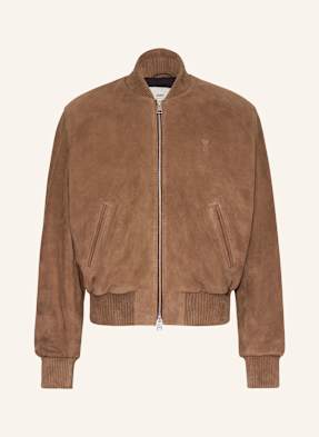Ami Paris Kožený Blouson velbloudí