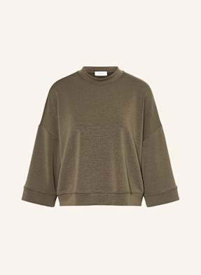 Darling Harbour Cropped Tričko S 3/4 Rukávem dark olive