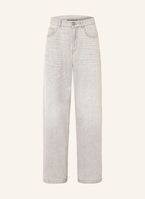 Palm Angels Džíny Loose Fit 0505 light grey