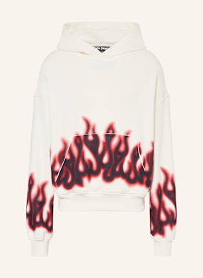 Palm Angels Oversized Mikina S Kapucí Flames režná