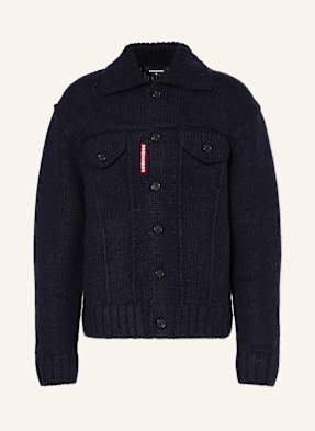 dsquared2 Pletený Kardigan Jean tmavě modrá