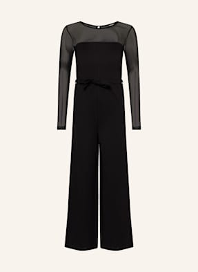 S.Oliver Red Jumpsuit Im Materialmix schwarz