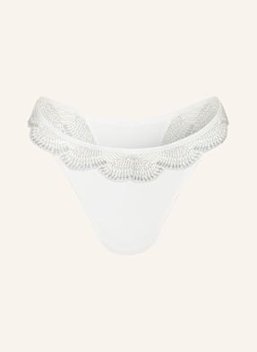 Triumph Kalhotky String Comfort Glam bílá / světle šedá