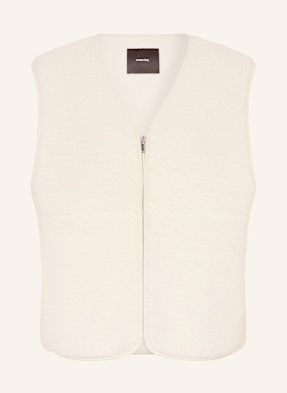 Someday Teddyfell-Weste Uliv weiss