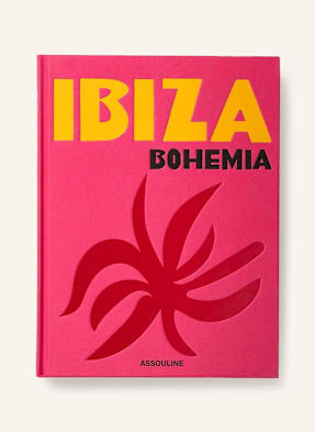 Assouline Kniha Ibiza Bohemia růžová / tmavě žlutá