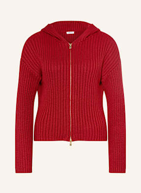 Ninety-9 Pletený Kardigan Knitted tmavě červená