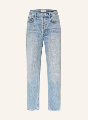 Agolde Džíny Straight Jeans 90's Pinch Waist stage md ind worn marble