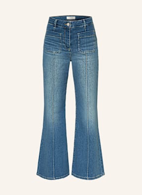 Reiss Flared Leg Džíny Sakura 31 mid blue