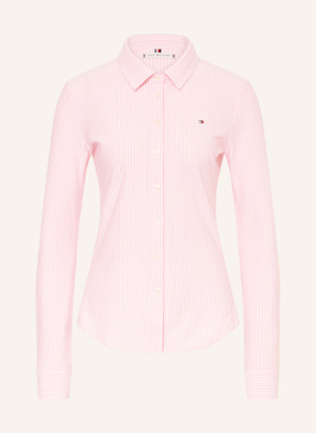 Tommy Hilfiger Hemdbluse Aus Piqué rosa