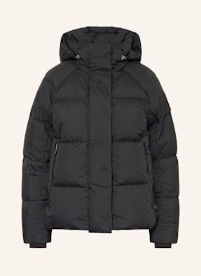 Canada Goose Péřová Bunda Junction S Odnímatelnou Kapucí černá