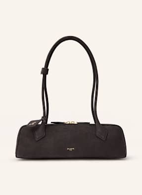 Alaïa Schultertasche Le Teckel Medium grau
