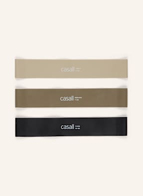 Casall 3dílná Sada Fitness Pásů béžová / khaki / černá
