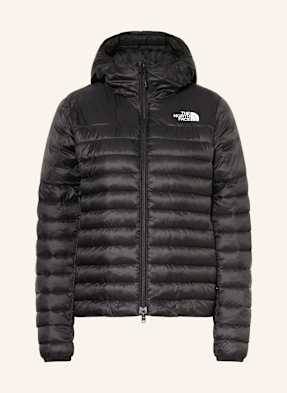 The North Face Prošívaná Bunda Terra Peak Mikina S Kapucí černá