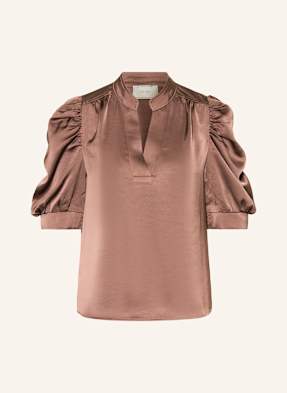 Neo Noir Blusenshirt Roella Aus Satin rosa