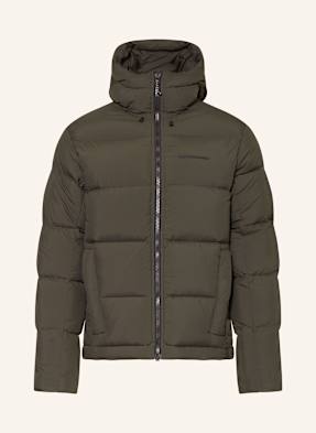Peak Performance Péřová Bunda Rivel khaki
