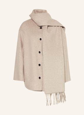 Mrs & Hugs Wollmantel beige