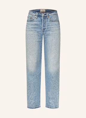 Levi's® Straight Džíny 501 Curve S Ozdobnými Kamínky 11 dark indigo - worn in
