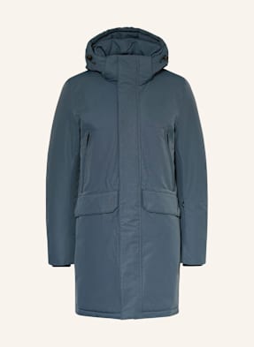 Ecoalf Parka S Odnímatelnou Kapucí tmavě modrá