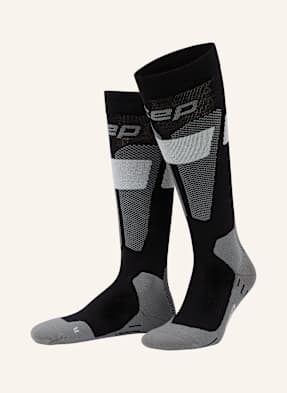 Cep Lyžařské Ponožky Ski Merino 321 black/grey