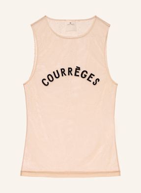 Courrèges Top Illusion béžová