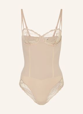 Calvin Klein Bügel-Body Sensual Stretch Lace Mit Shaping-Effekt beige