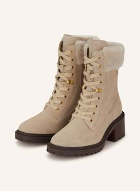 Tommy Hilfiger Schnürstiefel beige