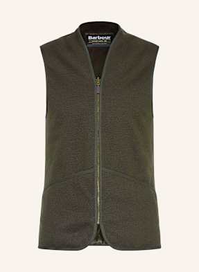 Barbour Weste Warm Pile gruen