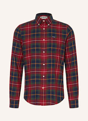 Barbour Košile Tailored Fit červená / tmavě modrá / tmavě zelená