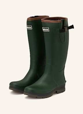 Barbour Gummistiefel gruen