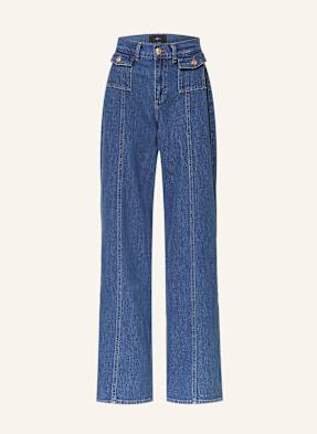 7 For All Mankind Wide Leg Jeans Lotta blau