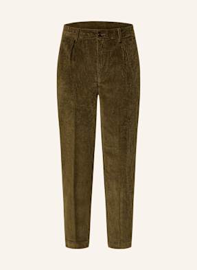 Barbour Anzughose Slim Fit Aus Cord gruen