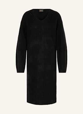 Boss Stickkleid Fusil Mit Alpaka schwarz