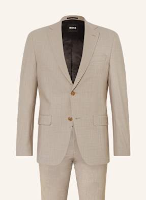 Boss Anzug Huge Slim Fit braun