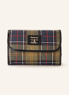 Barbour Kulturtasche Tartan gruen
