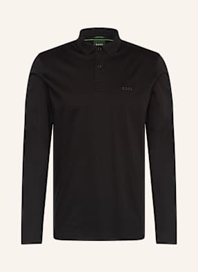 Boss Jersey-Poloshirt Pirol Regular Fit schwarz