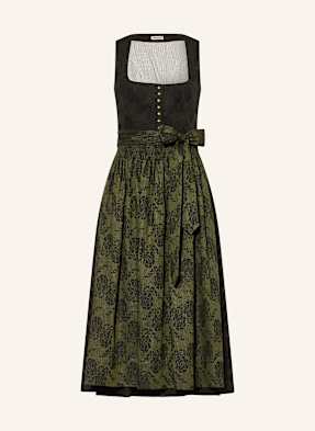 Gottseidank Dirndl Monika tmavě zelená / černá