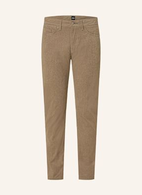 Boss Cordhose Delaware Slim Fit braun