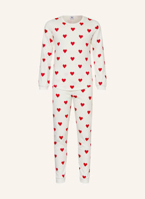 Petit Bateau Pyžamo bílá / červená