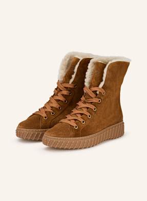 Paul Green Schnürboots braun