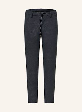 Alberto Chino Kalhoty Jump V Joggingovém Stylu Slim Fit tmavě modrá
