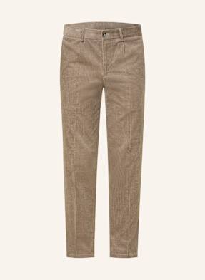 Paul Oblekové Kalhoty Slim Fit Z Manšestru 6017 schlamm uni