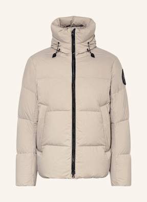 Canada Goose Péřová Bunda Crofton krémová