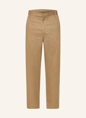 Carhartt Wip Chino Kalhoty Relaxed Tapered Fit velbloudí