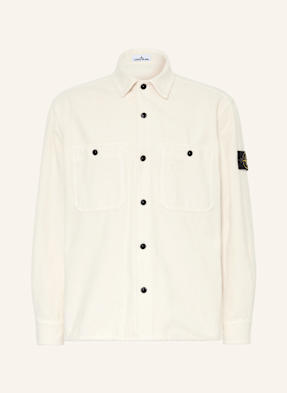 Stone Island Cord-Overjacket weiss
