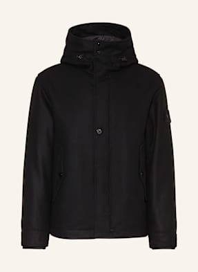 Stone Island Flanelljacke Ghost schwarz